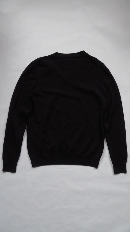 Chanel Studded CC Logo Wool Pullover