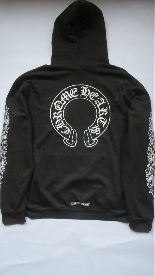 Chrome Hearts Horseshoe Floral Hoodie