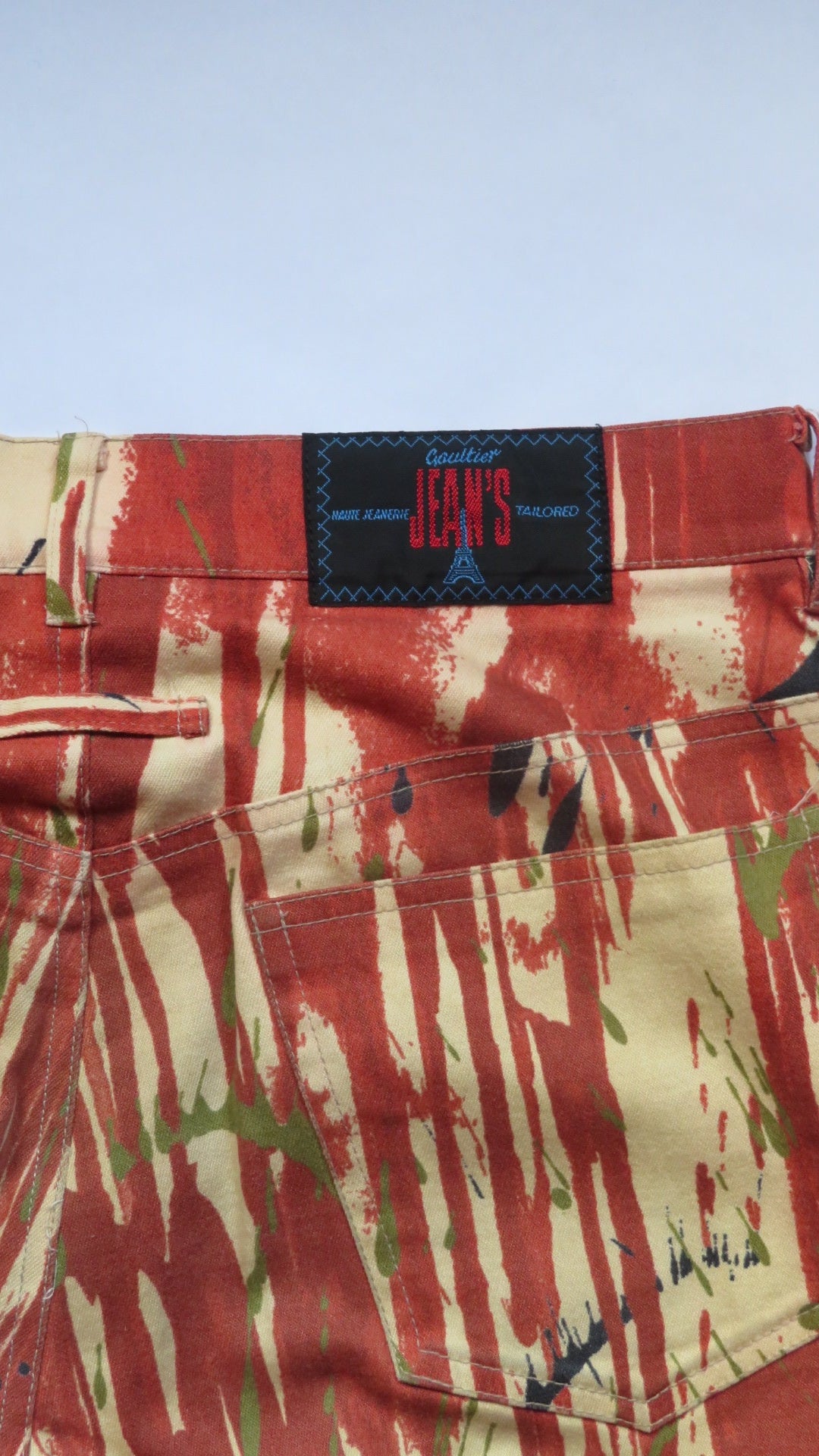 Jean Paul Gaultier AW1998 Red Blood Drip Pants