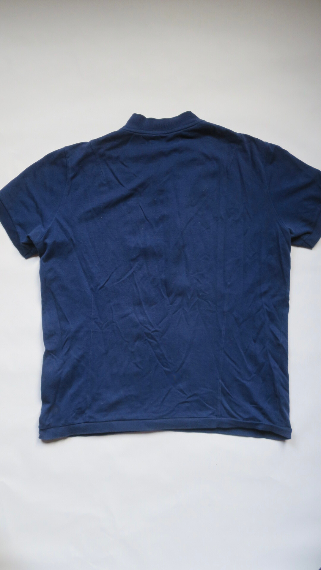 Raf by Raf Simons Vintage blue one dimensional collar 'RAF' embroidered Polo Shirt