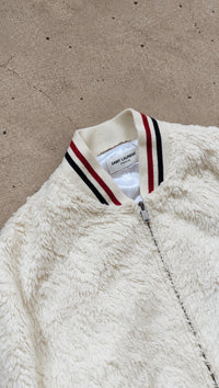 Saint Laurent Paris FW18 Fur Teddy Bomber Jacket