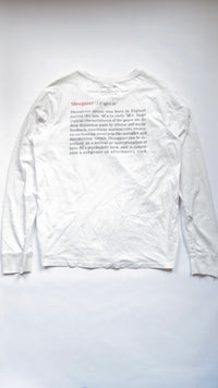 Takahiro Miyashita TheSoloist White Shoegazer Long Sleeve T-Shirt