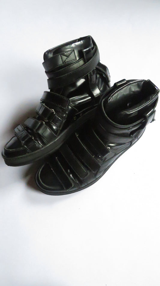 Dior Homme FW08 Patent Leather Strap Sneaker