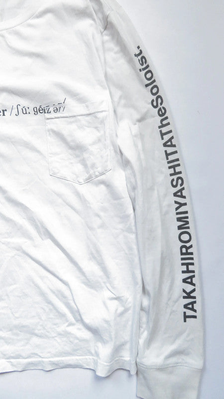 Takahiro Miyashita TheSoloist White Shoegazer Long Sleeve T-Shirt