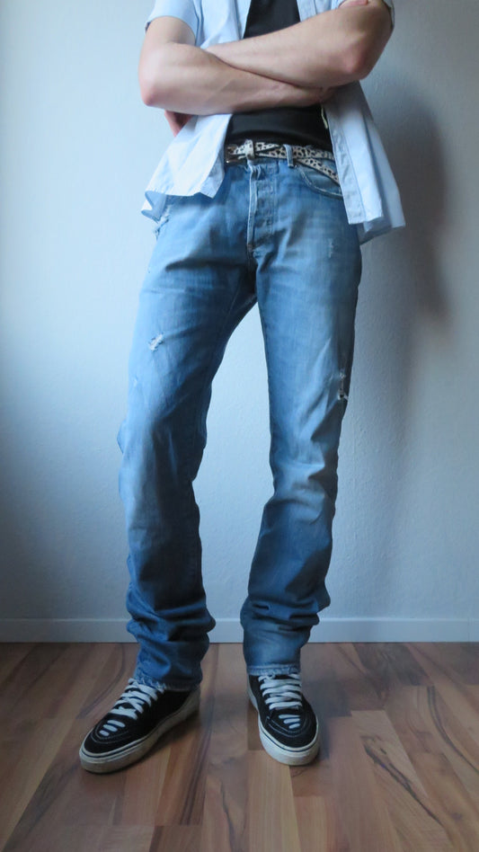 Dior Homme AW11 Distressed Denim