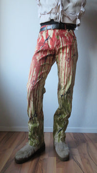 Jean Paul Gaultier AW1998 Red Blood Drip Pants