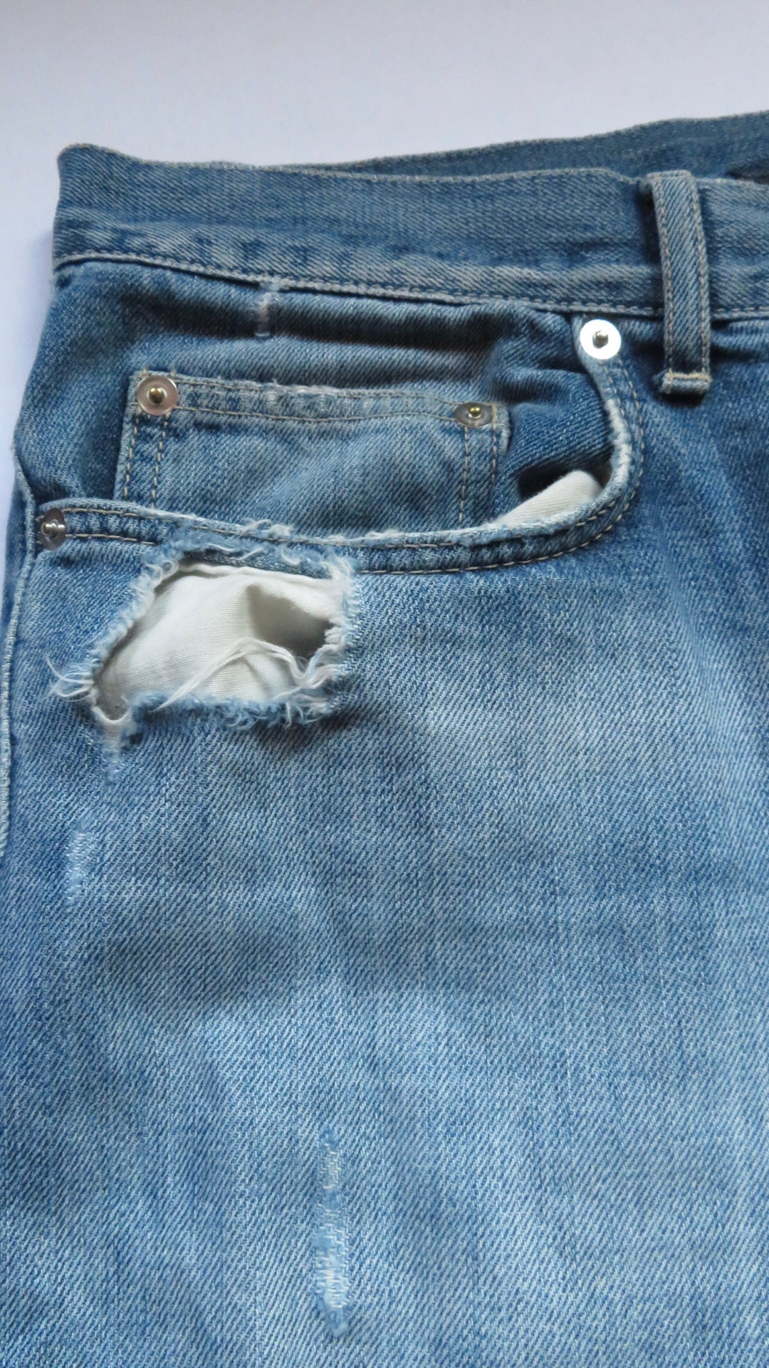 Dior Homme AW11 Distressed Denim