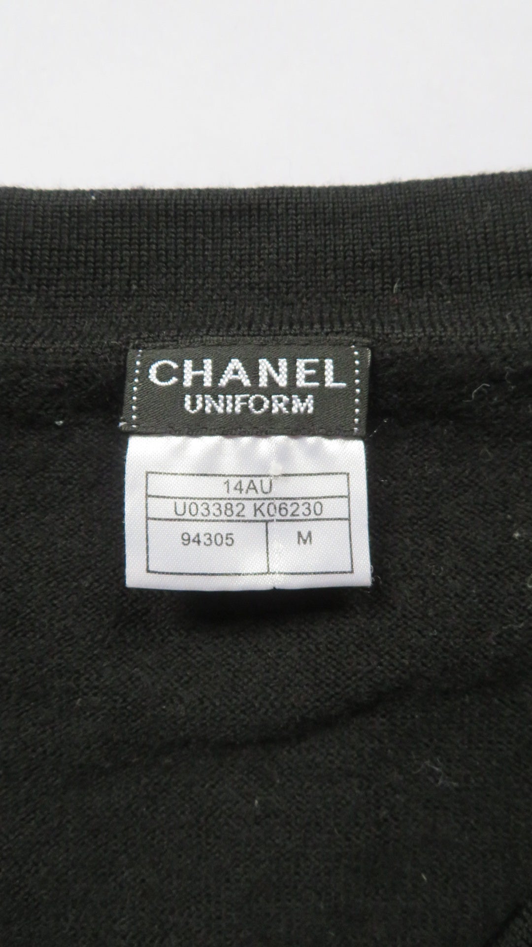 Chanel Studded CC Logo Wool Pullover