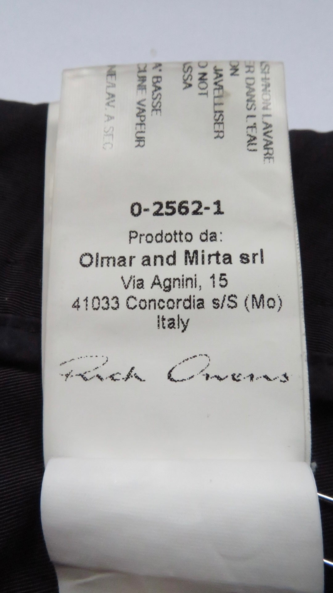 Rick Owens 2013 Single Layer Aircut Pants