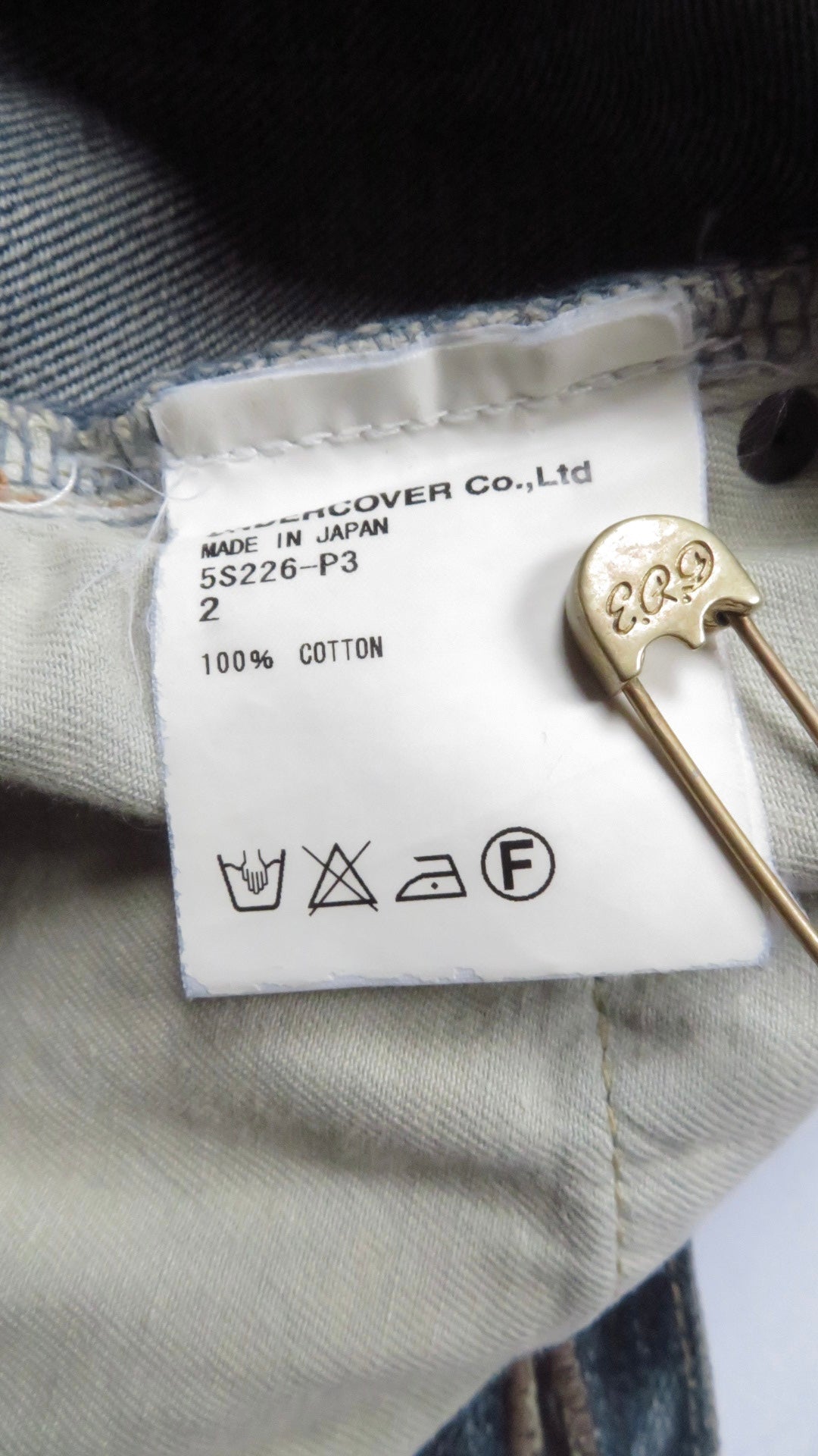 Undercover SS05 "but beautiful" 60 Denim