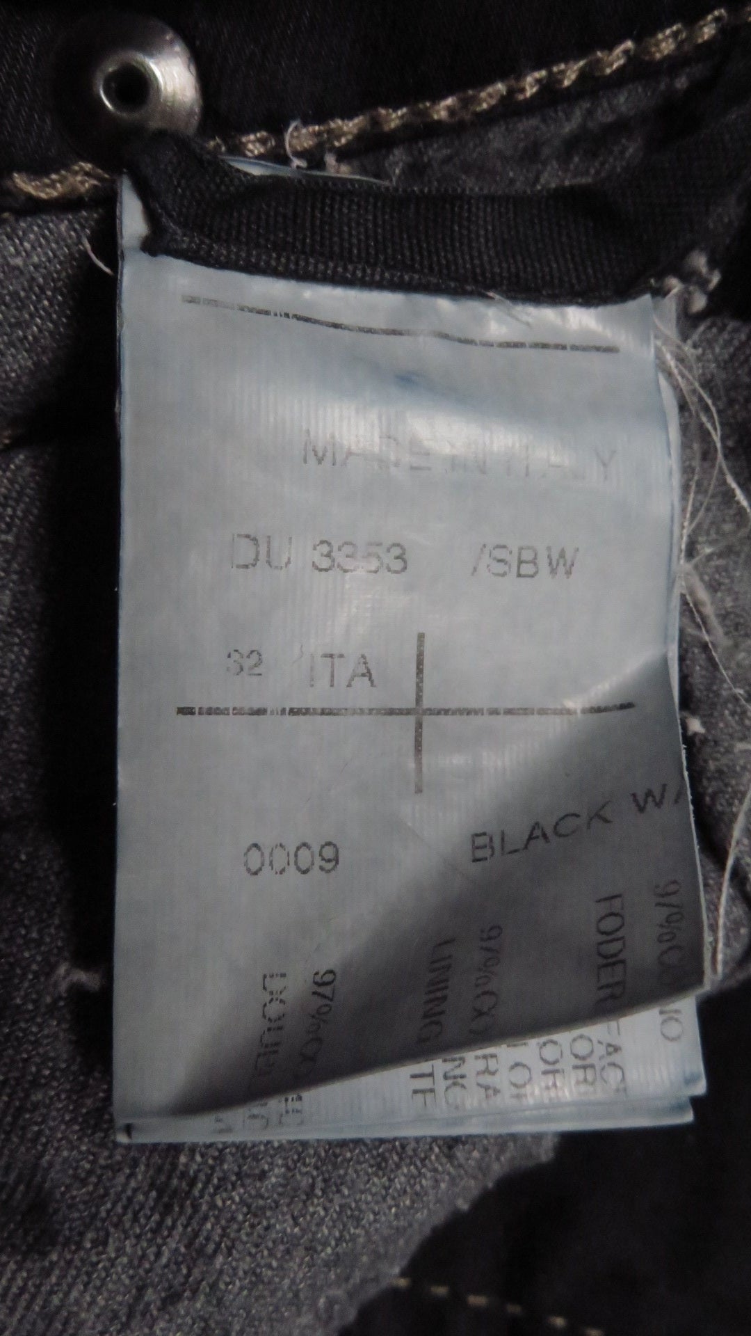 Rick Owens O&M SBW Waxed Detroit Denim