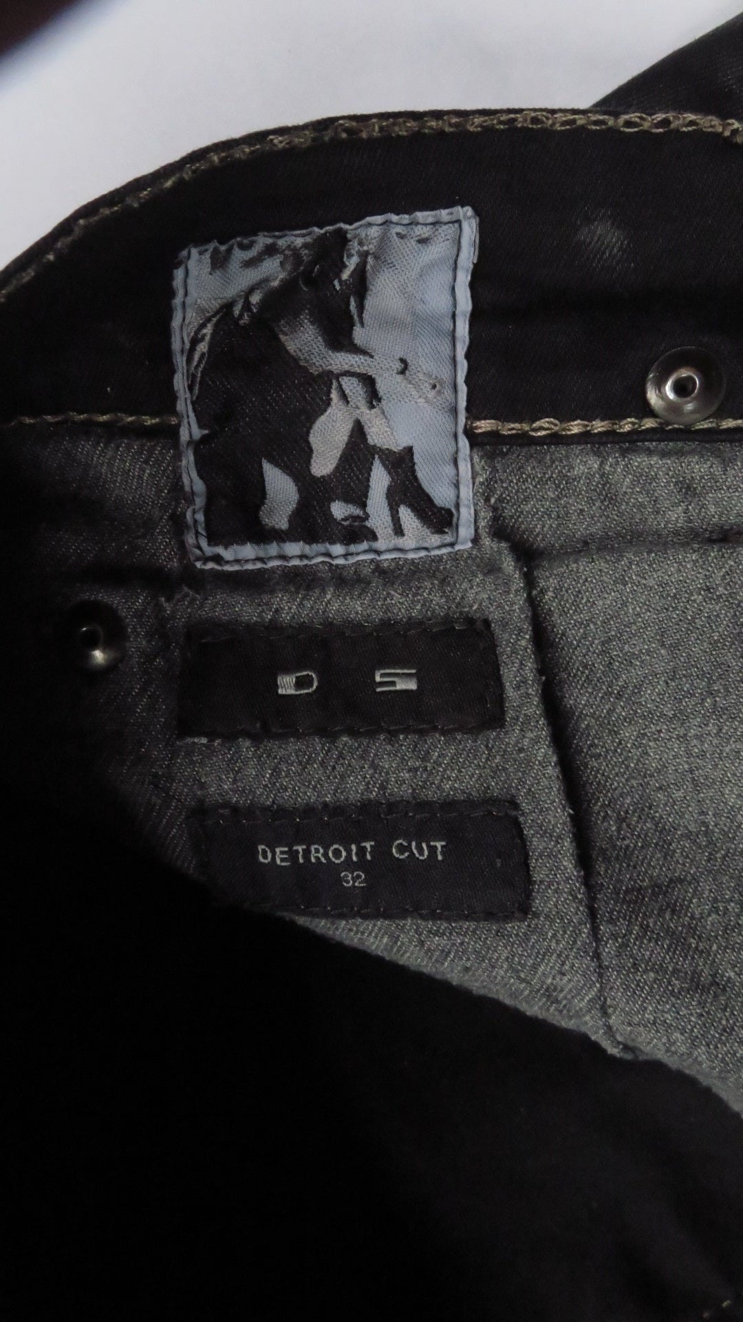 Rick Owens O&M SBW Waxed Detroit Denim