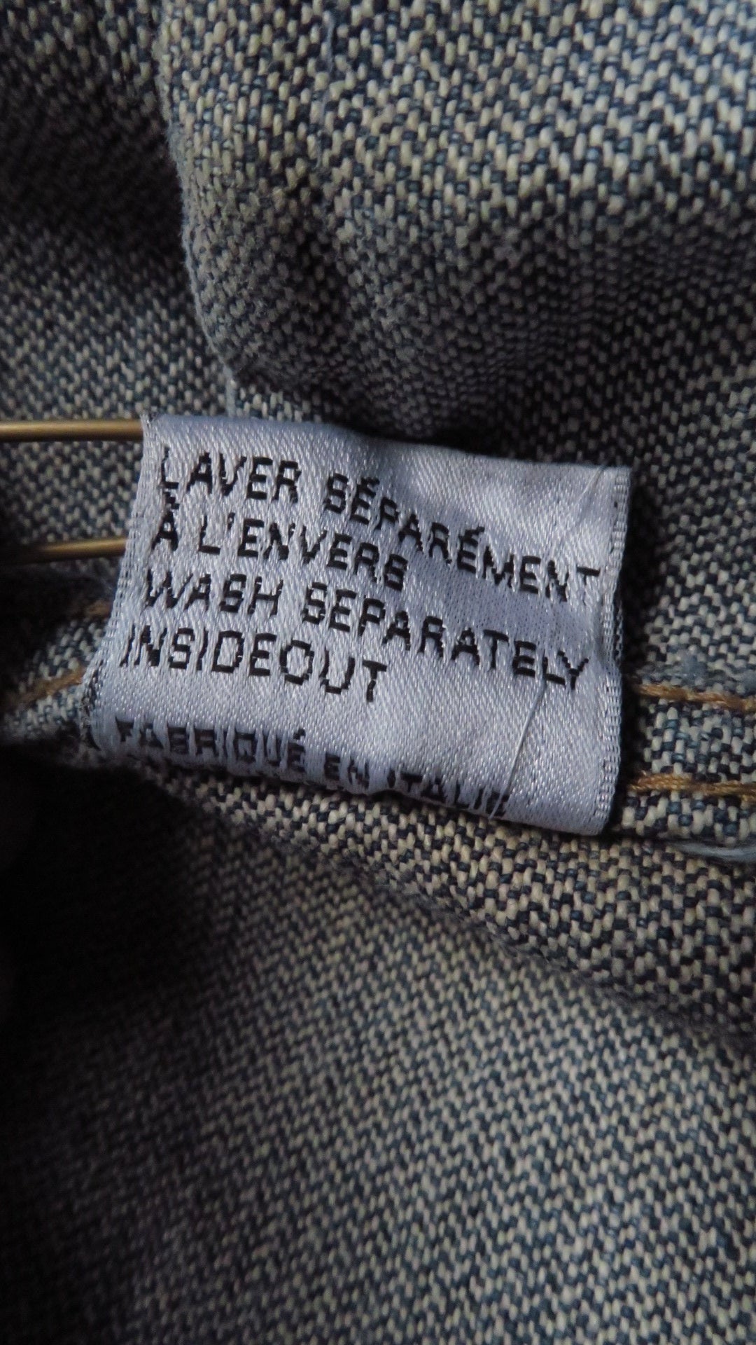 Dior Homme AW04 VOTC Rust Denim Jacket