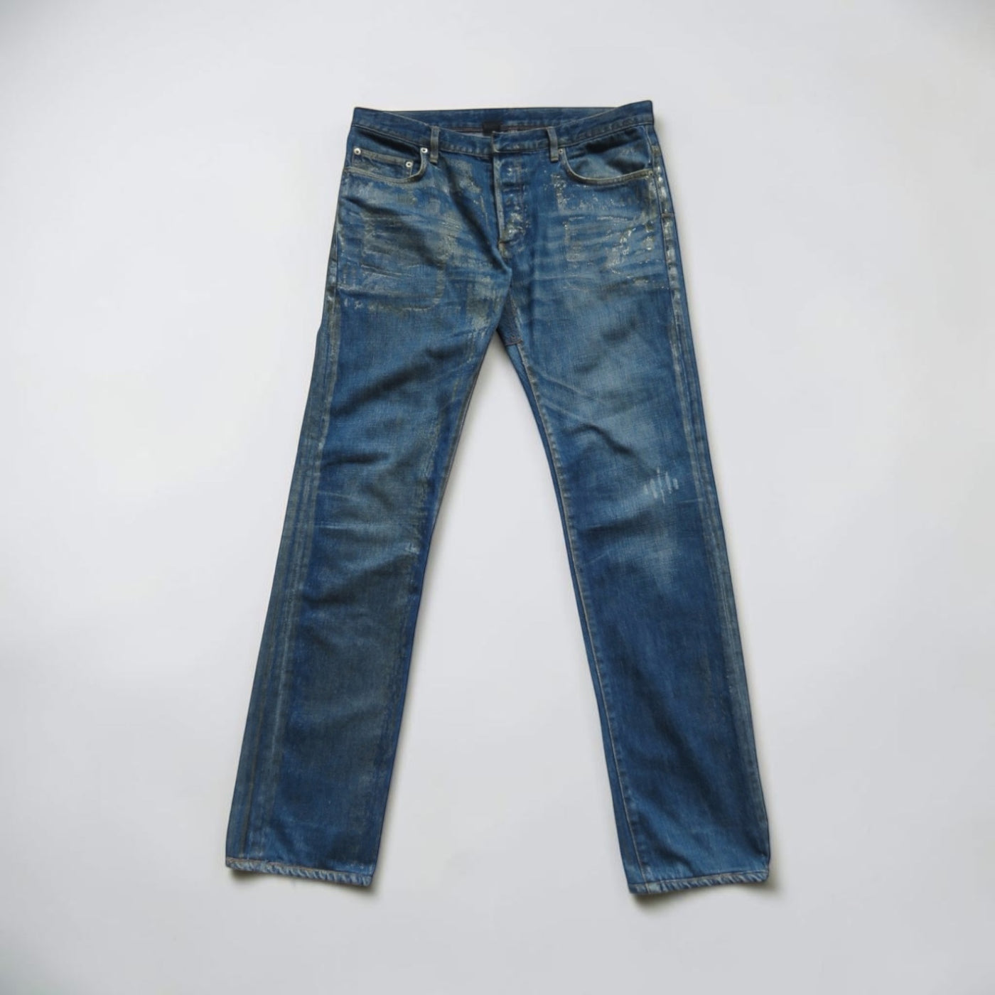 Dior Homme AW08 Green Waxed Denim