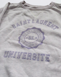 Saint Laurent Paris SS21 Université Sweatshirt