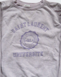 Saint Laurent Paris SS21 Université Sweatshirt