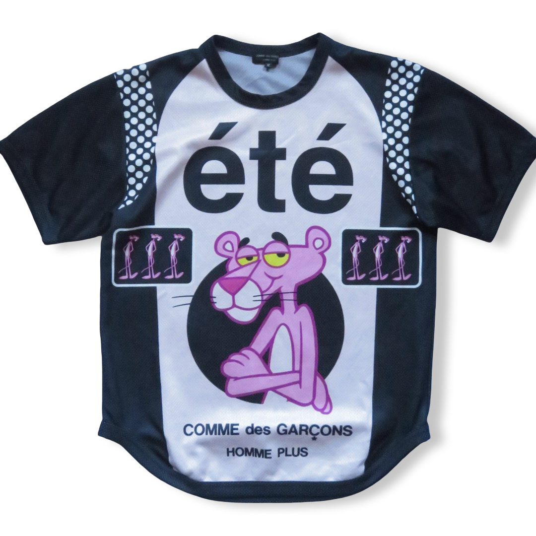 Comme Des Garcons Homme Plus SS2005 Pink Panther Cycling T-Shirt