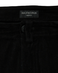 Balenciaga Fall 2022 Velvet Flared Lounge Pants