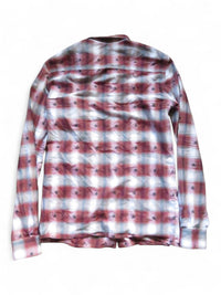 Givenchy SS17 Star Leather Patch Plaid Shirt