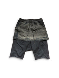 Rick Owens SS10 'Release' Hogwash skirted dropcrotch shorts