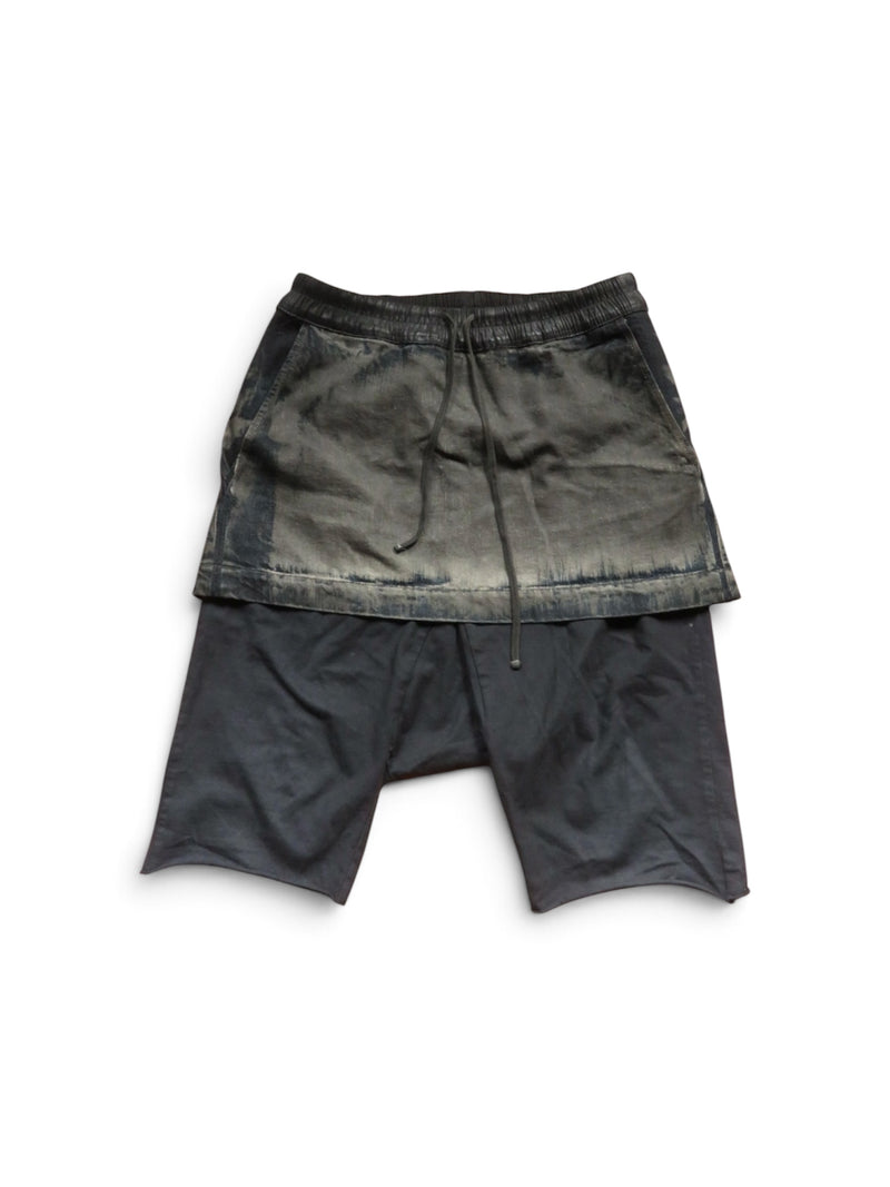 Rick Owens SS10 'Release' Hogwash skirted dropcrotch shorts