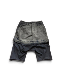 Rick Owens SS10 'Release' Hogwash skirted dropcrotch shorts