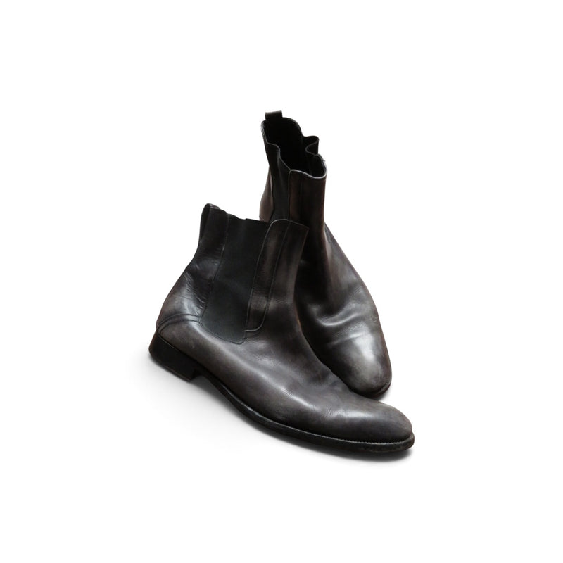 Dior Homme AW07 'Navigate' Grey Chelsea Boots by Hedi Slimane