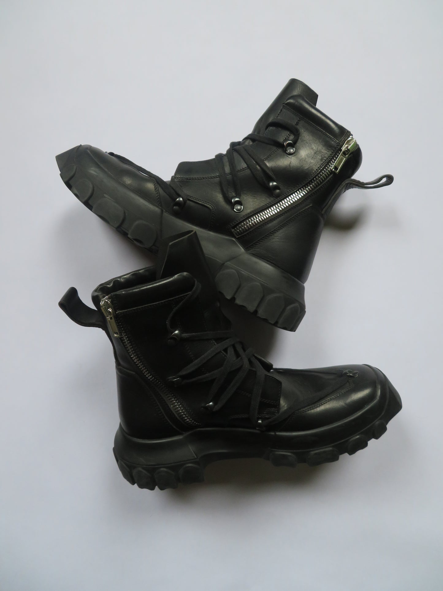 Rick Owens SS18 Dirt Hiking Hexagram Bozo Boots
