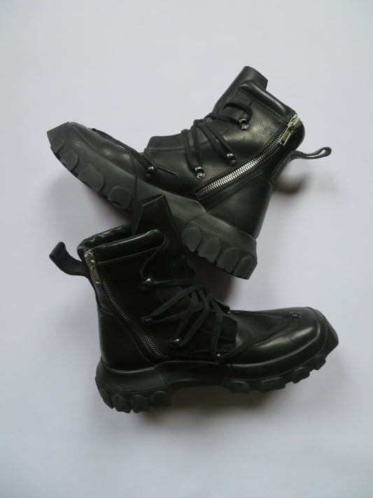 Rick Owens SS18 Dirt Hiking Hexagram Bozo Boots