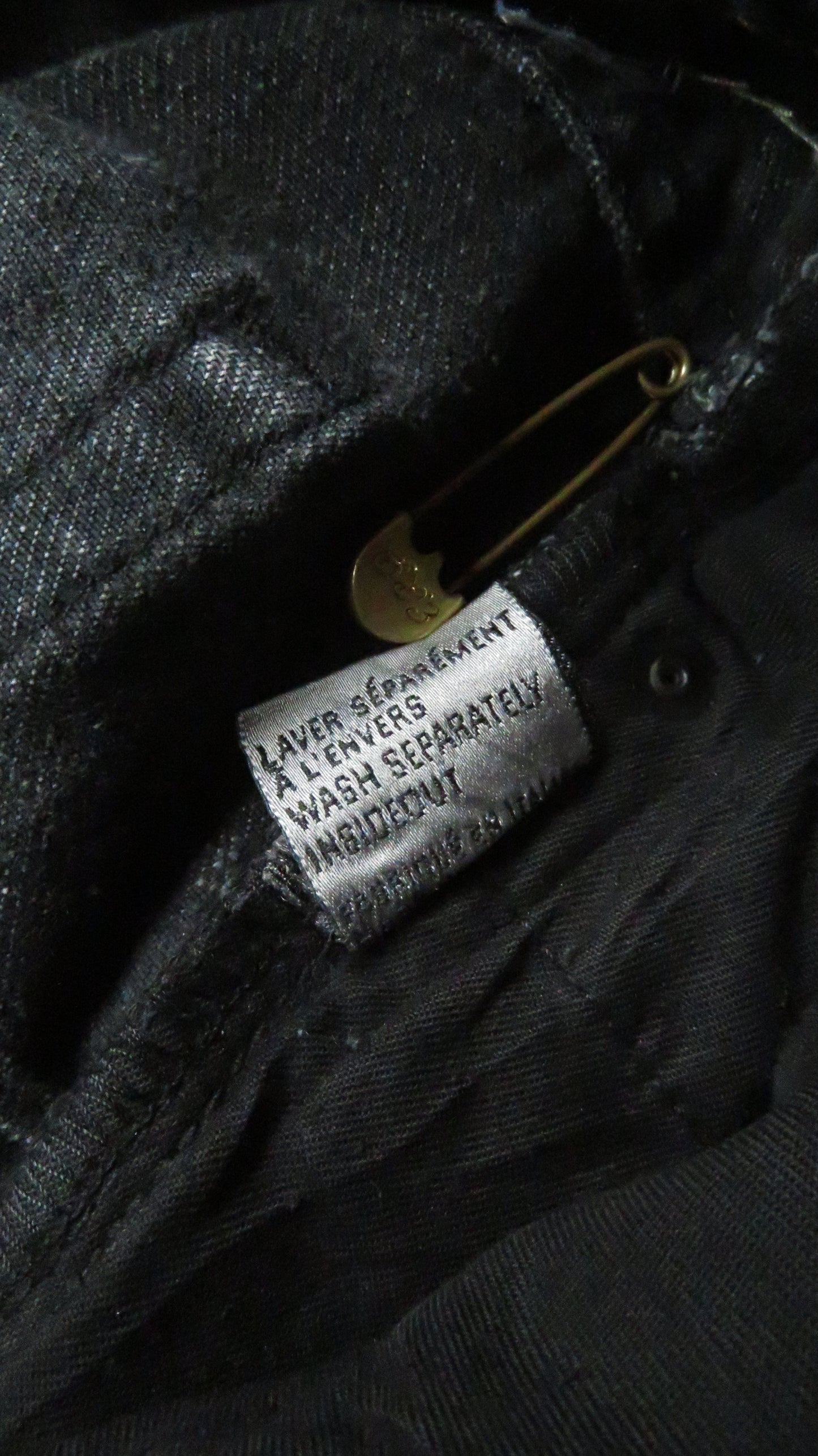 Dior Homme AW06 Cummerbund Denim