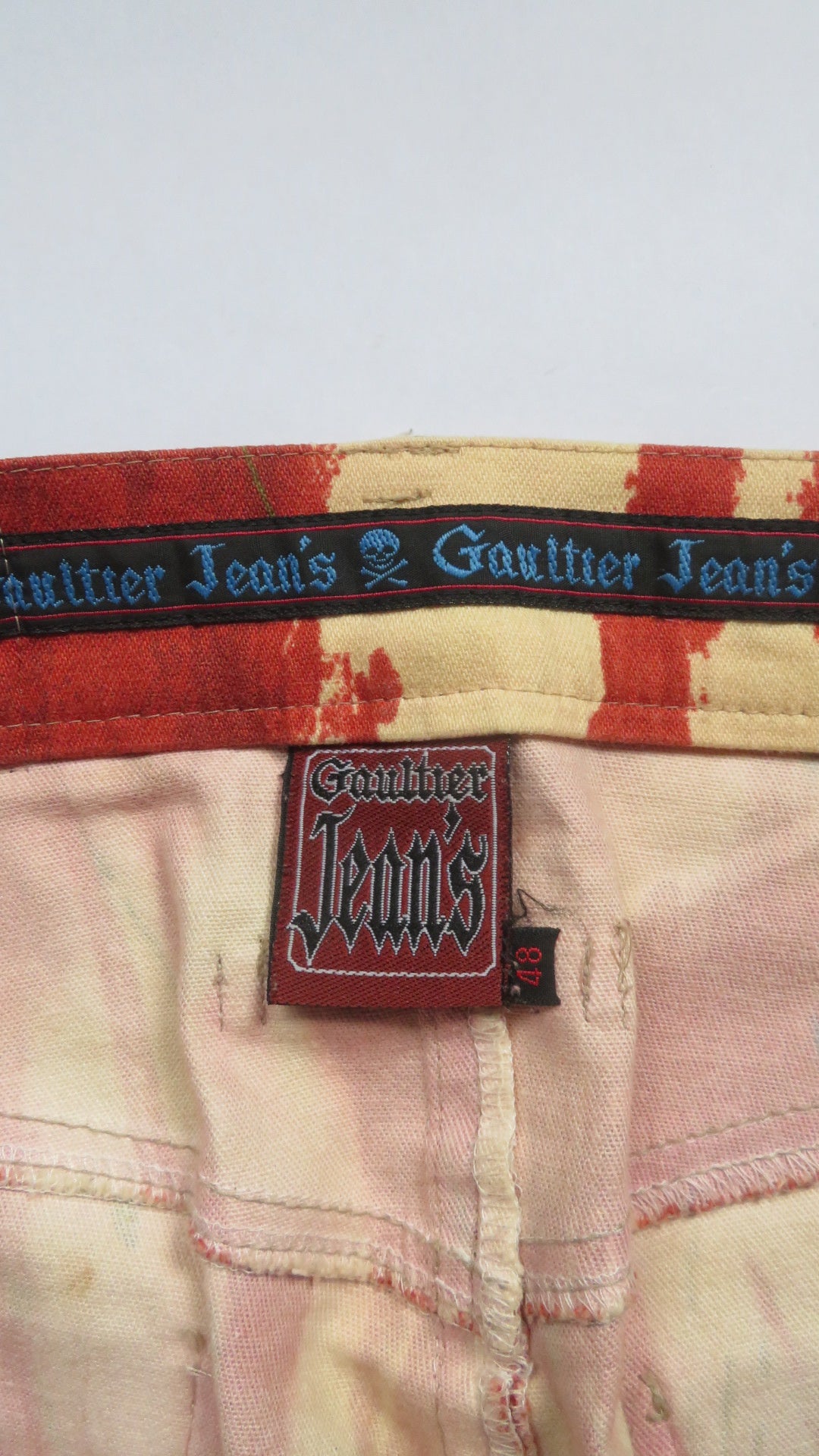 Jean Paul Gaultier AW1998 Red Blood Drip Pants