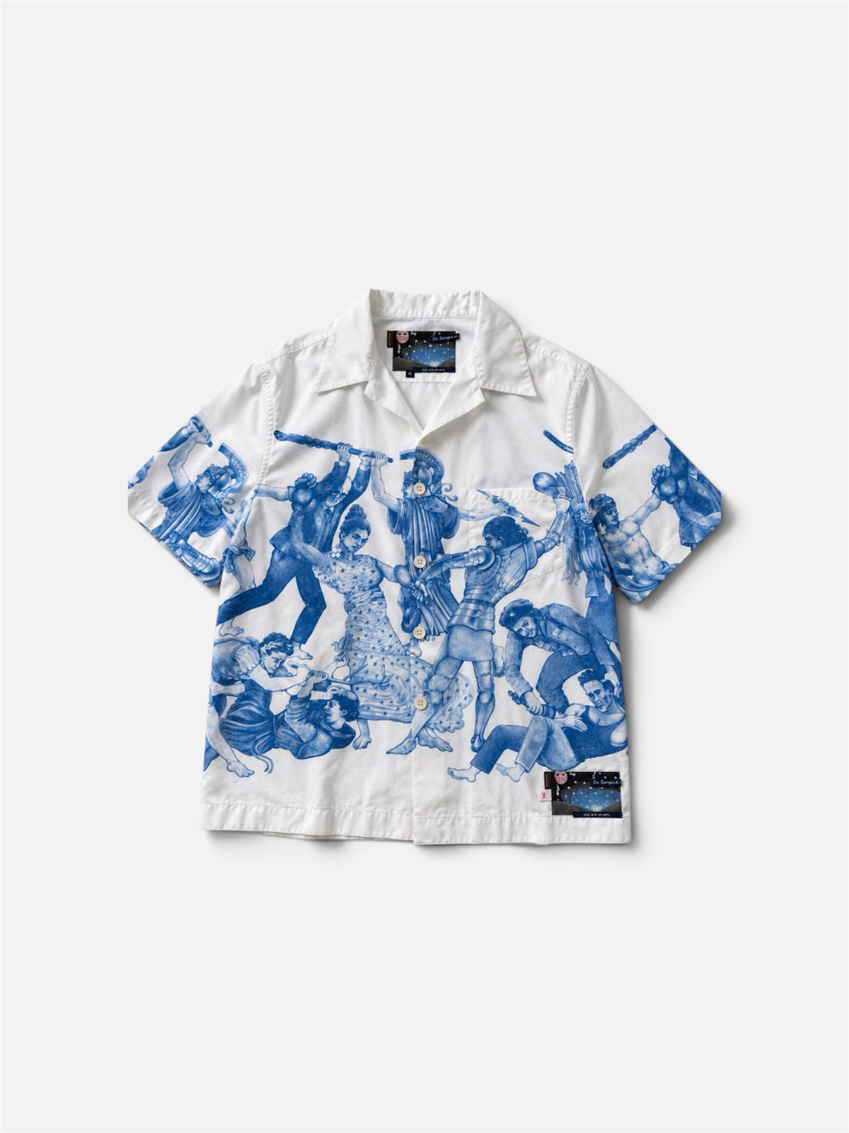 Prada AW16 Christophe Chemin 'The Important Ones' Camp Collar Shirt