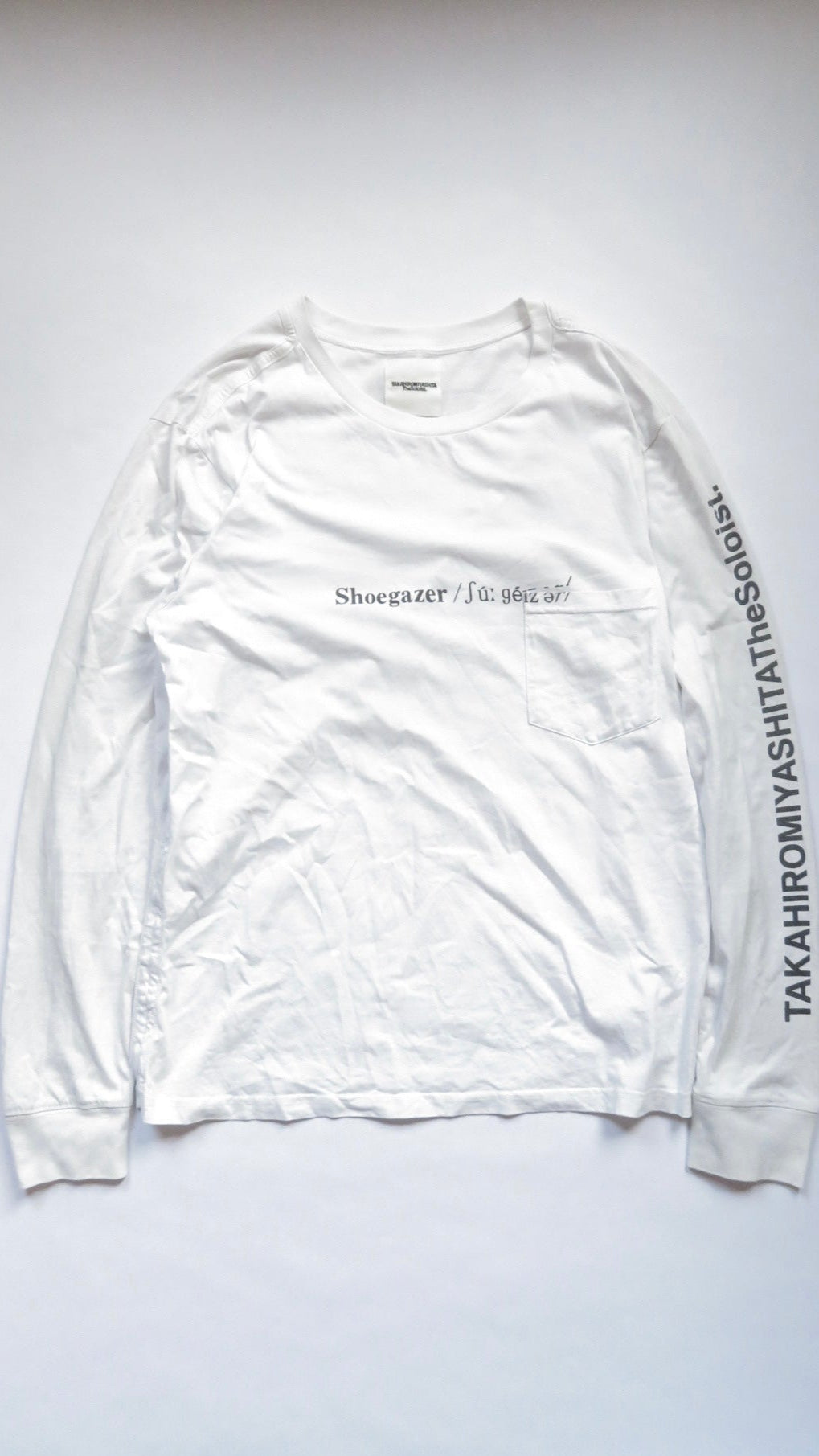 Takahiro Miyashita TheSoloist White Shoegazer Long Sleeve T-Shirt