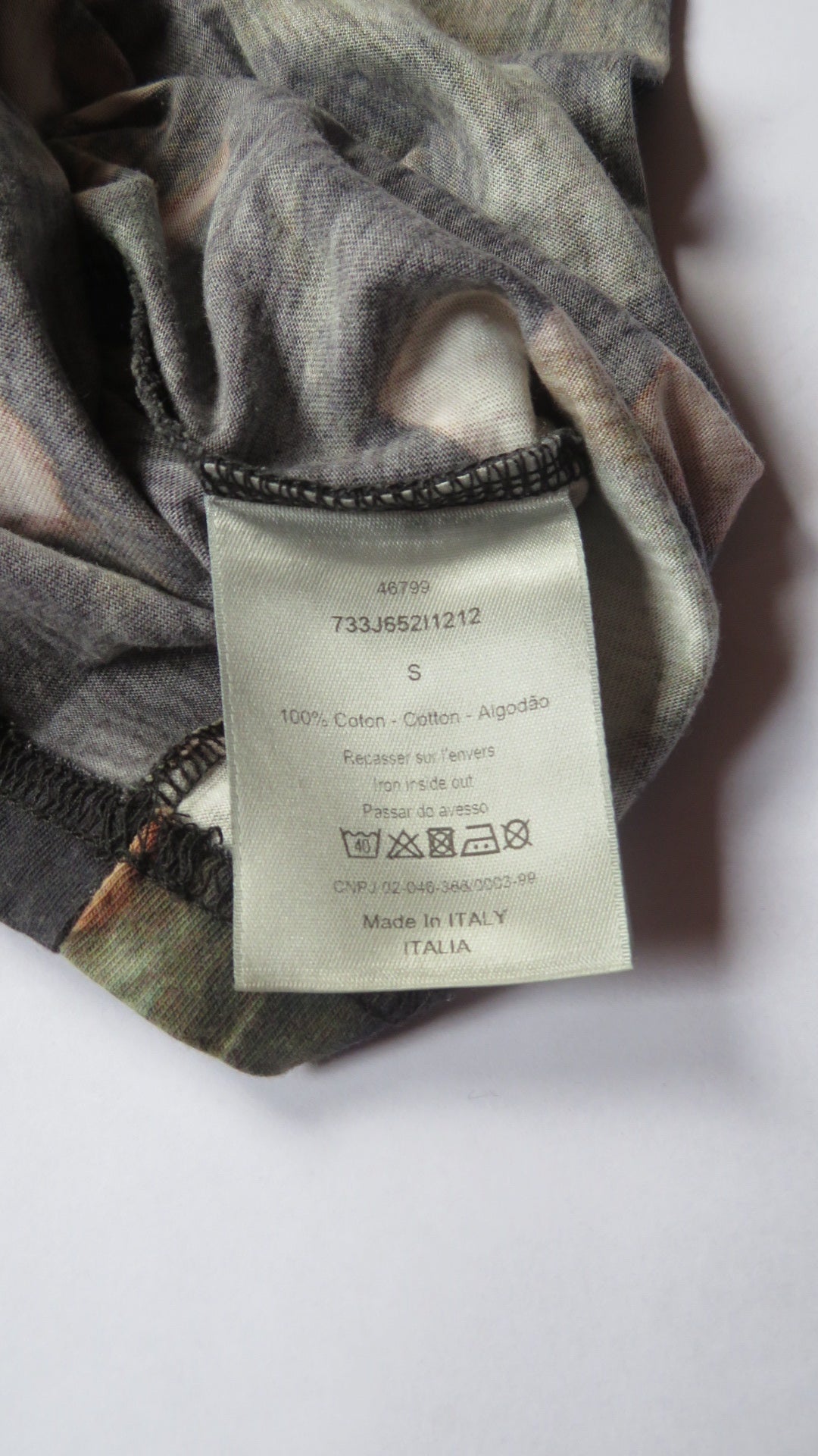 Dior Homme AW17 Dan Witz Moshpit Short Sleeve Shirt