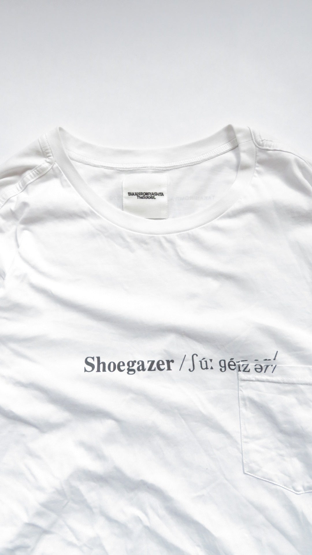 Takahiro Miyashita TheSoloist White Shoegazer Long Sleeve T-Shirt