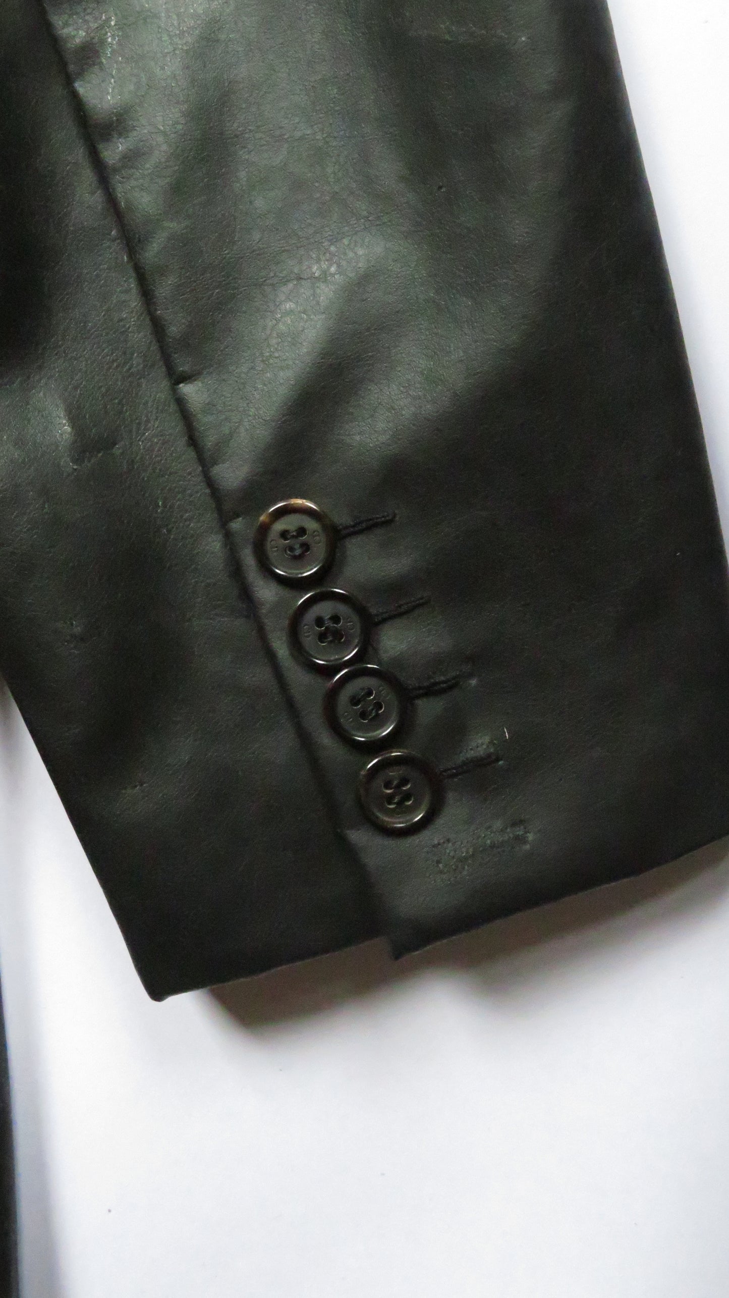 Dior Homme AW03 Luster Peaked Lapel PVC Coat