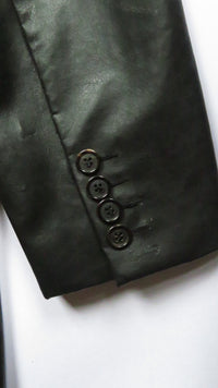 Dior Homme AW03 Luster Peaked Lapel PVC Coat