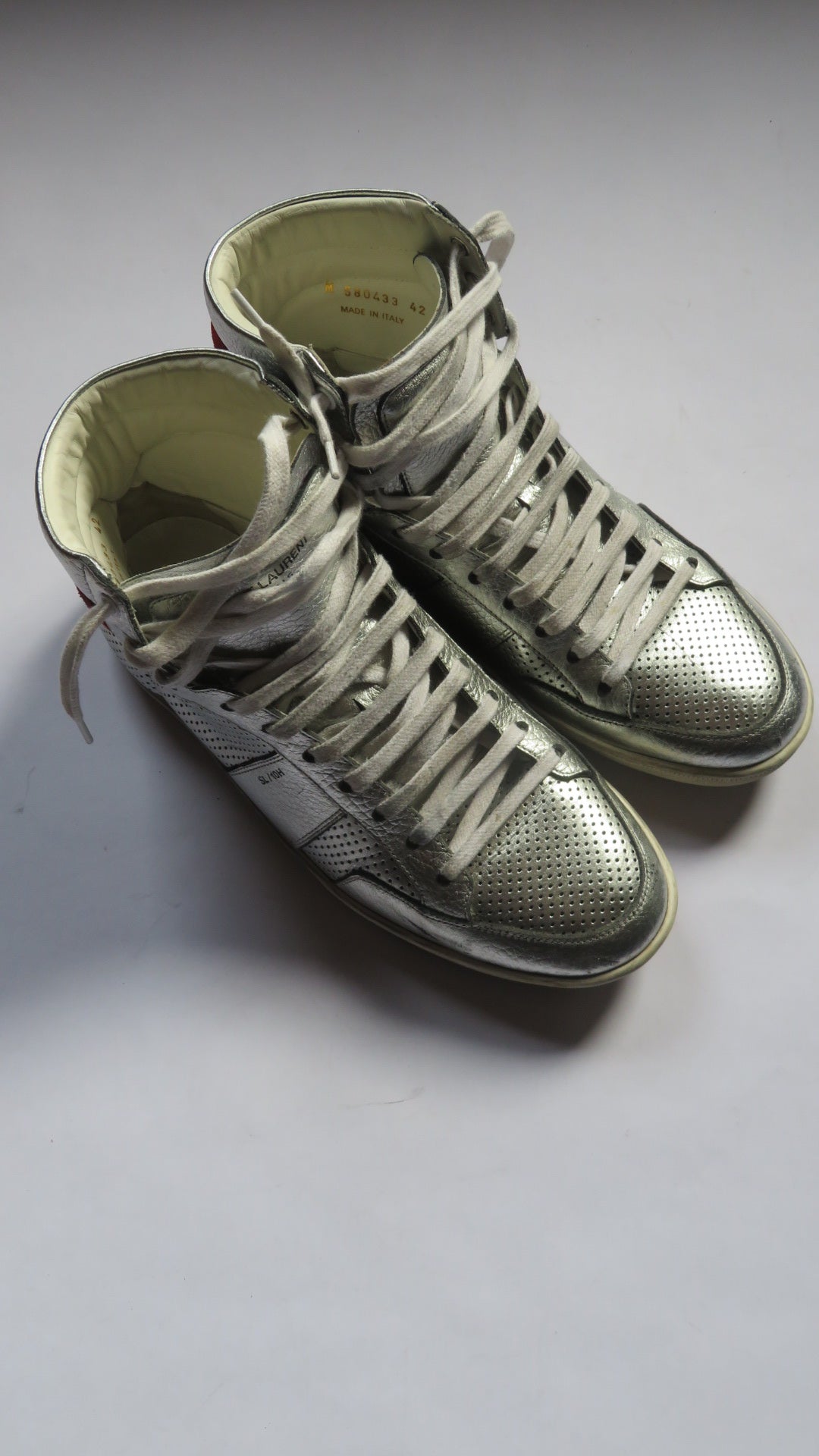 Saint Laurent SL10 Hi-Top Sneaker by Hedi Slimane