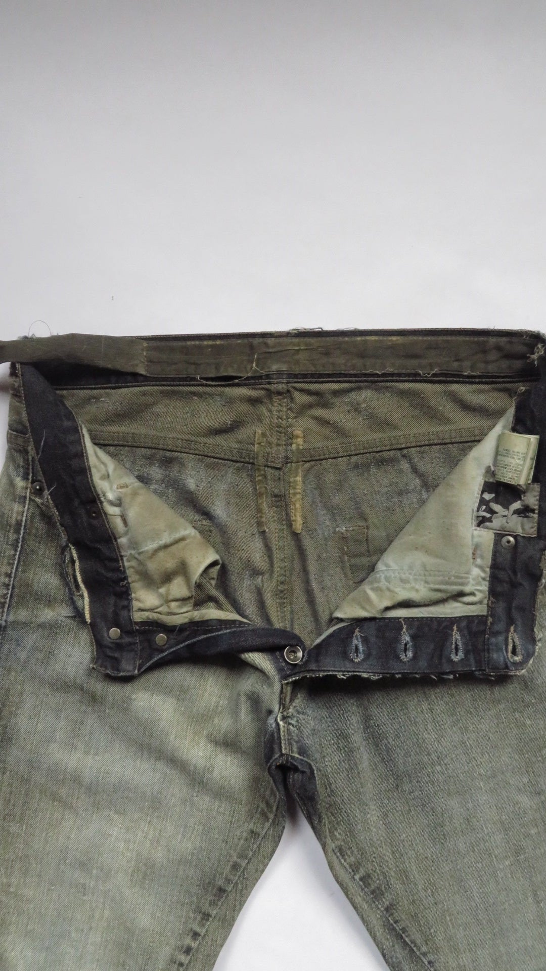 Rick Owens Vintage DNA Dust Detroit Cut Jeans