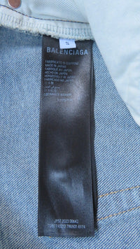 Balenciaga SS23 Mudshow Oil Spill Distressed Denim
