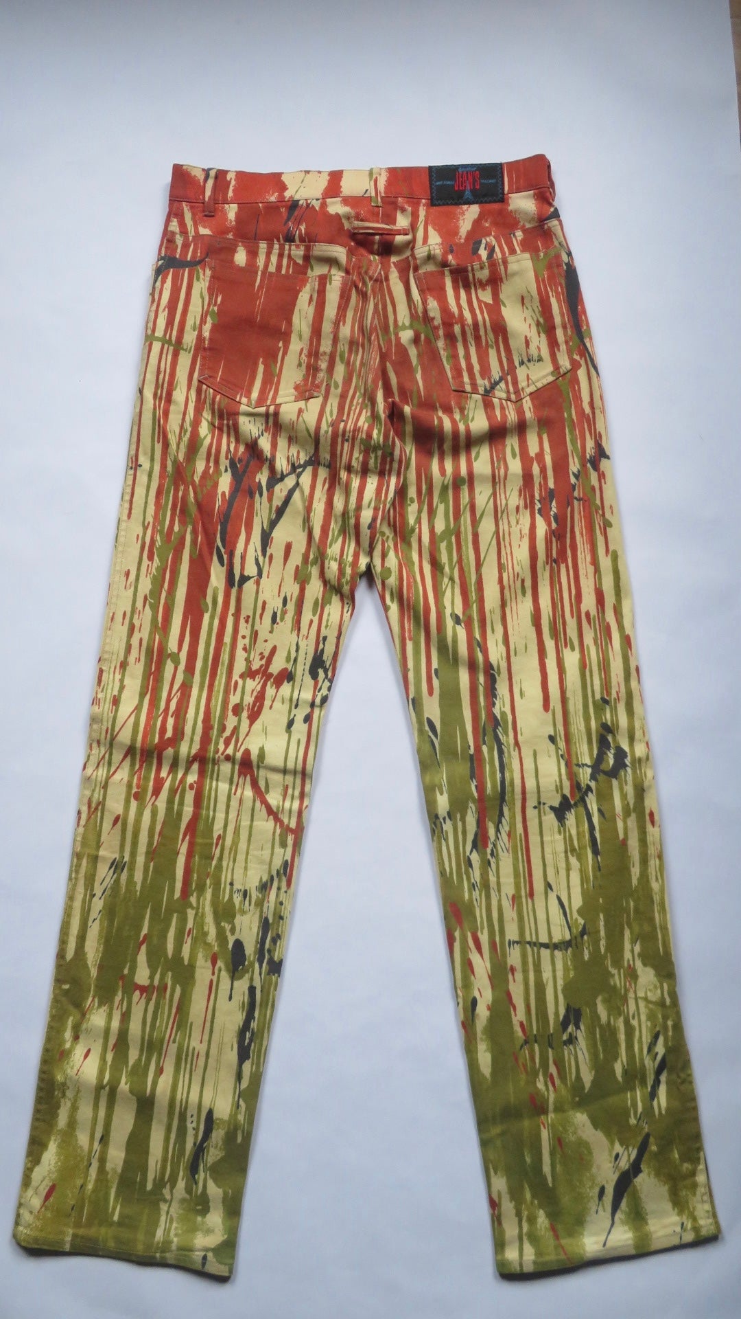 Jean Paul Gaultier AW1998 Red Blood Drip Pants