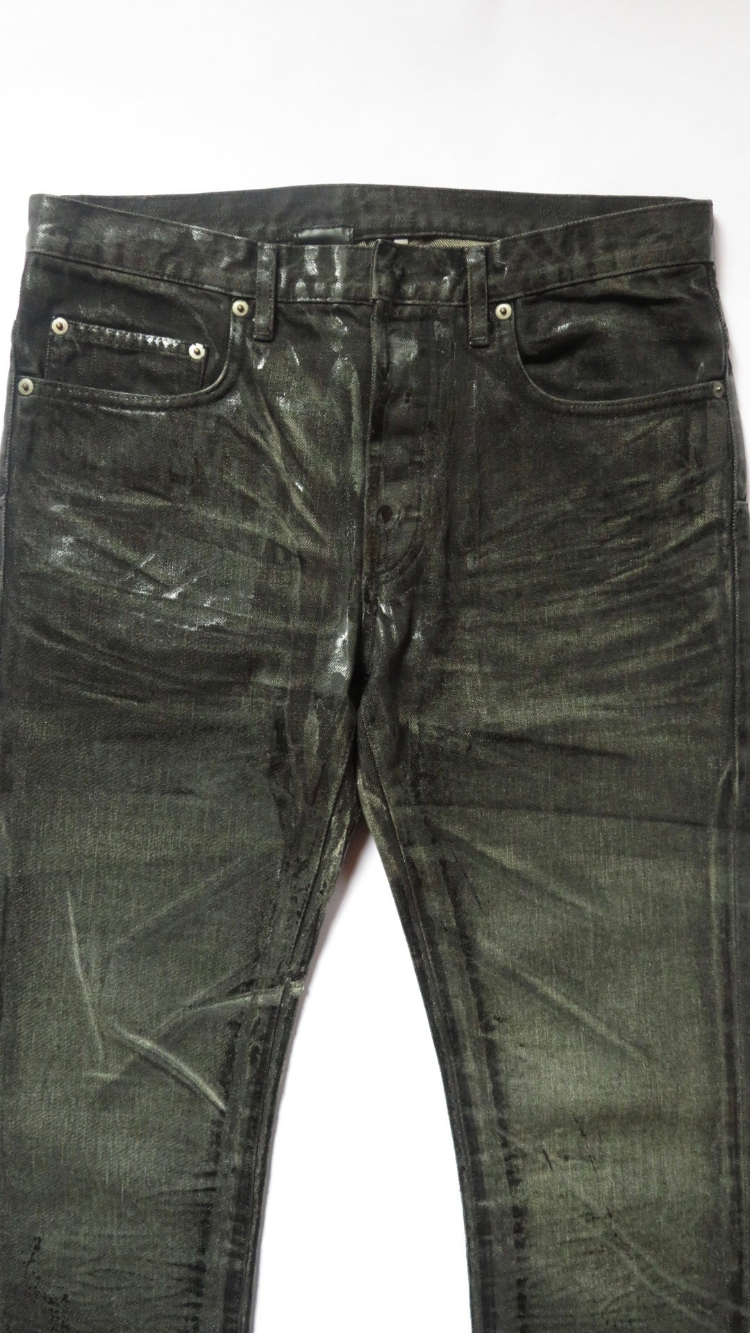 Dior Homme AW04 Black Luster Denim