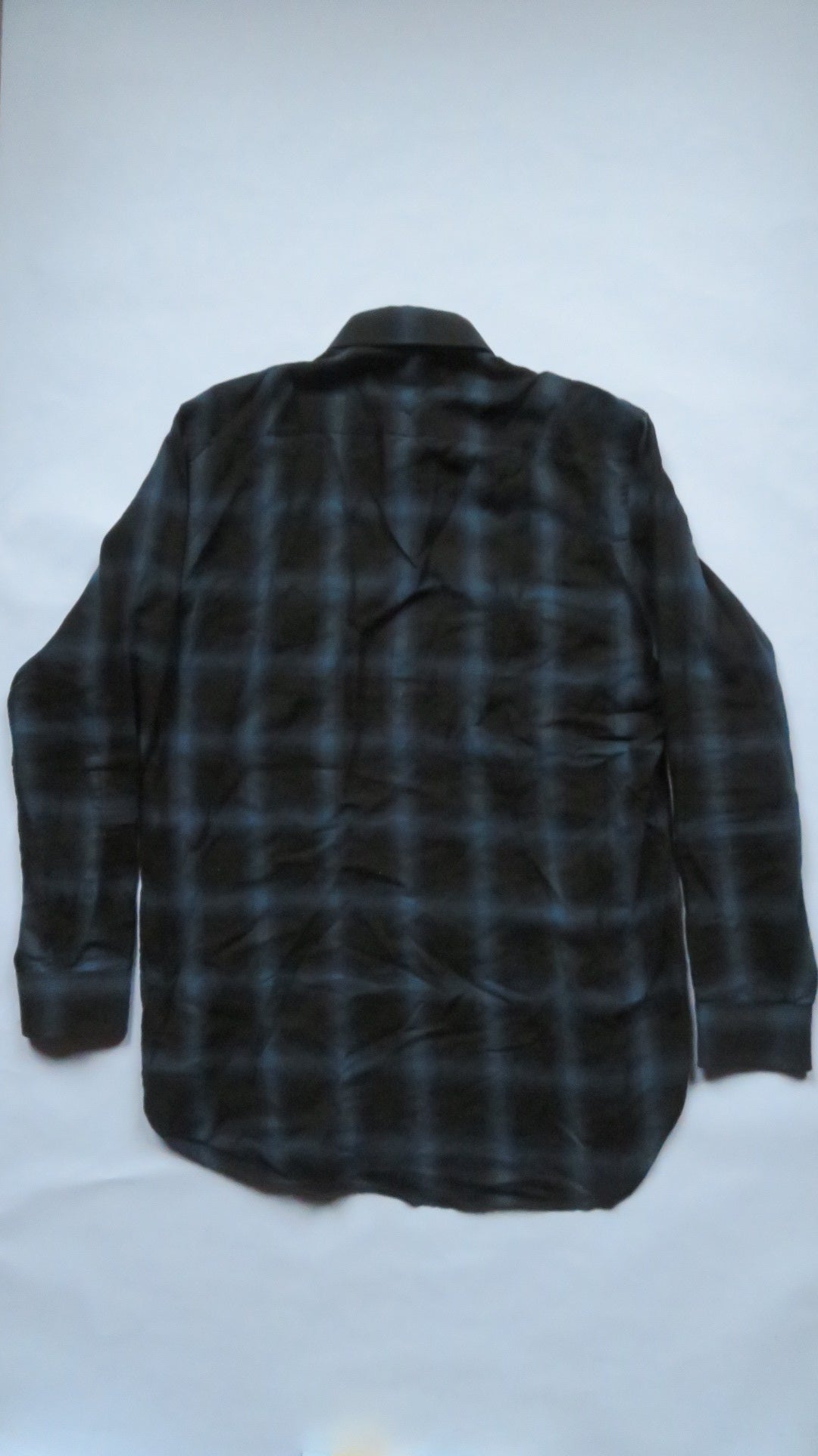Saint Laurent Paris AW13 Blue Plaid Checkered Shirt