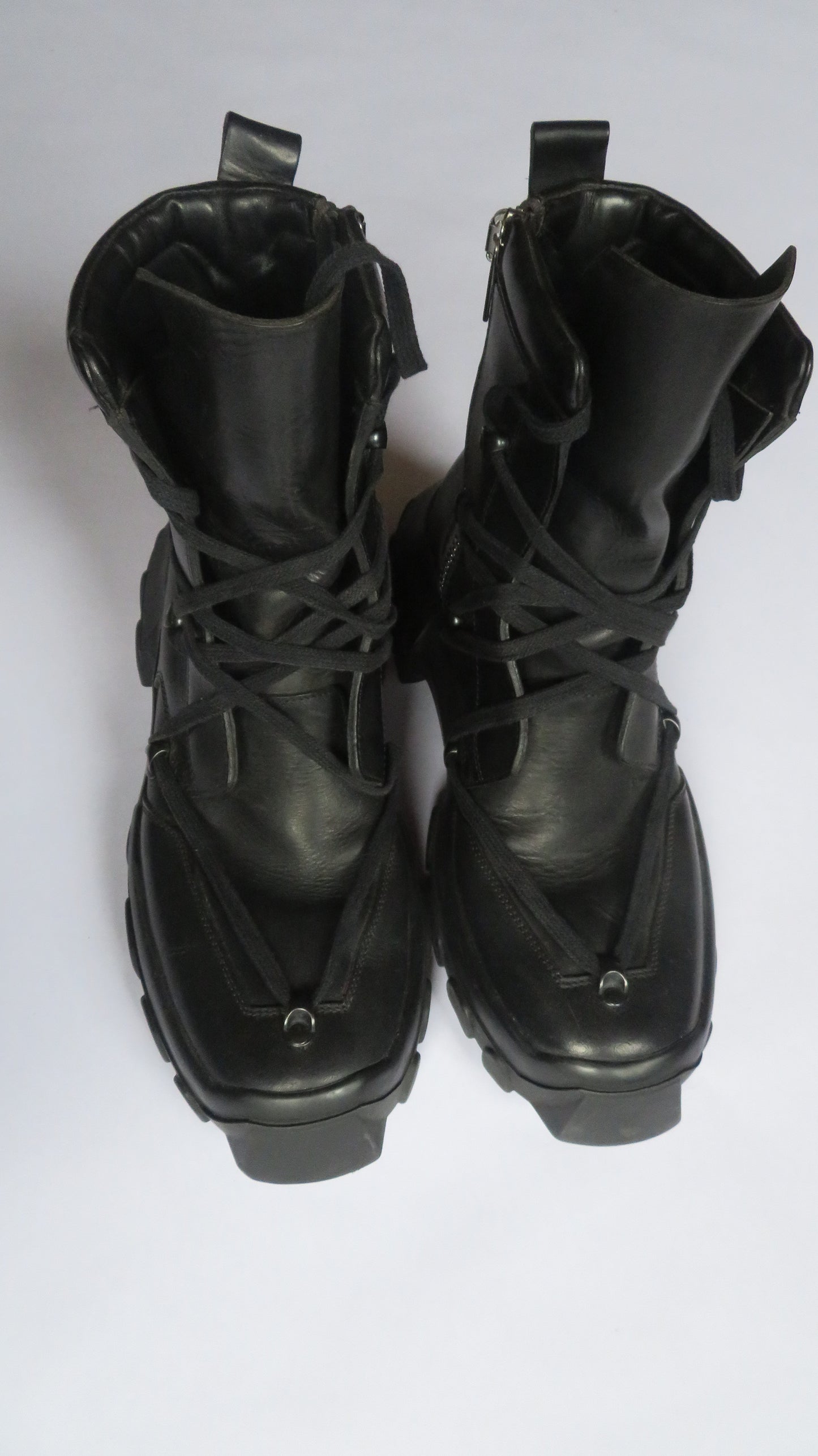 Rick Owens SS18 Dirt Hiking Hexagram Bozo Boots