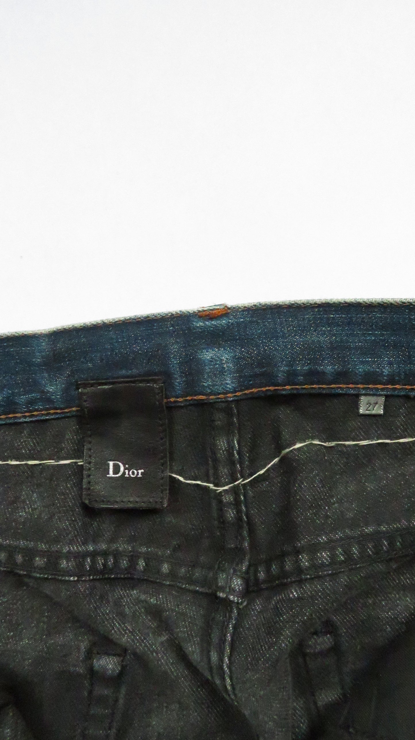 Dior Homme AW06 Cummerbund Denim