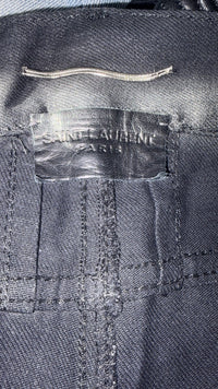Saint Laurent Paris FW13 Lambskin Moto Zip Pants