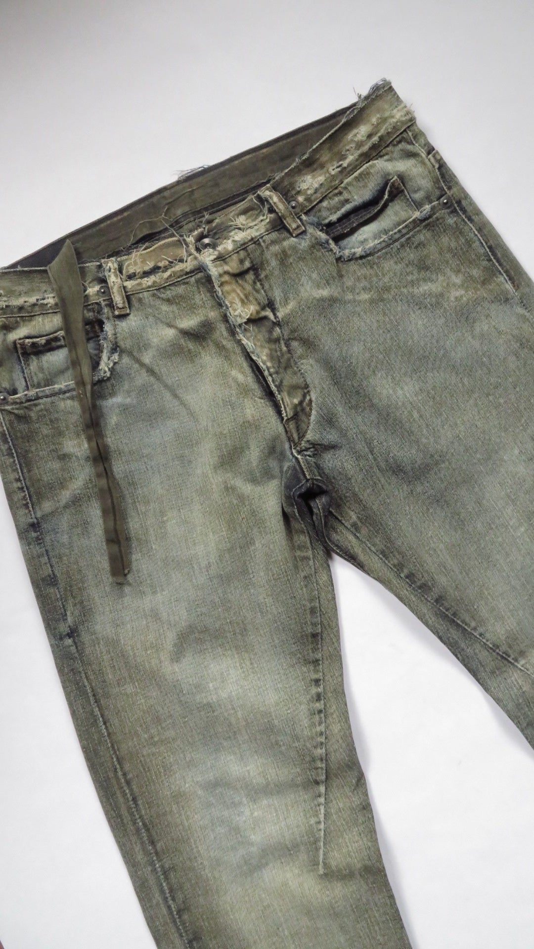 Rick Owens Vintage DNA Dust Detroit Cut Jeans