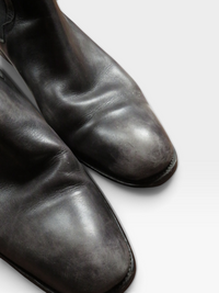 Dior Homme AW07 'Navigate' Grey Chelsea Boots by Hedi Slimane