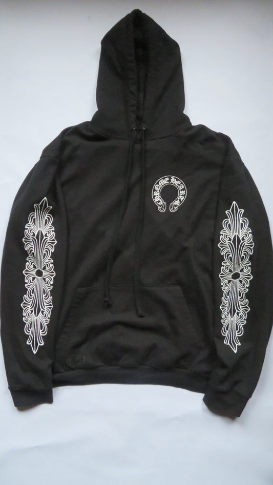 Chrome Hearts Horseshoe Floral Hoodie