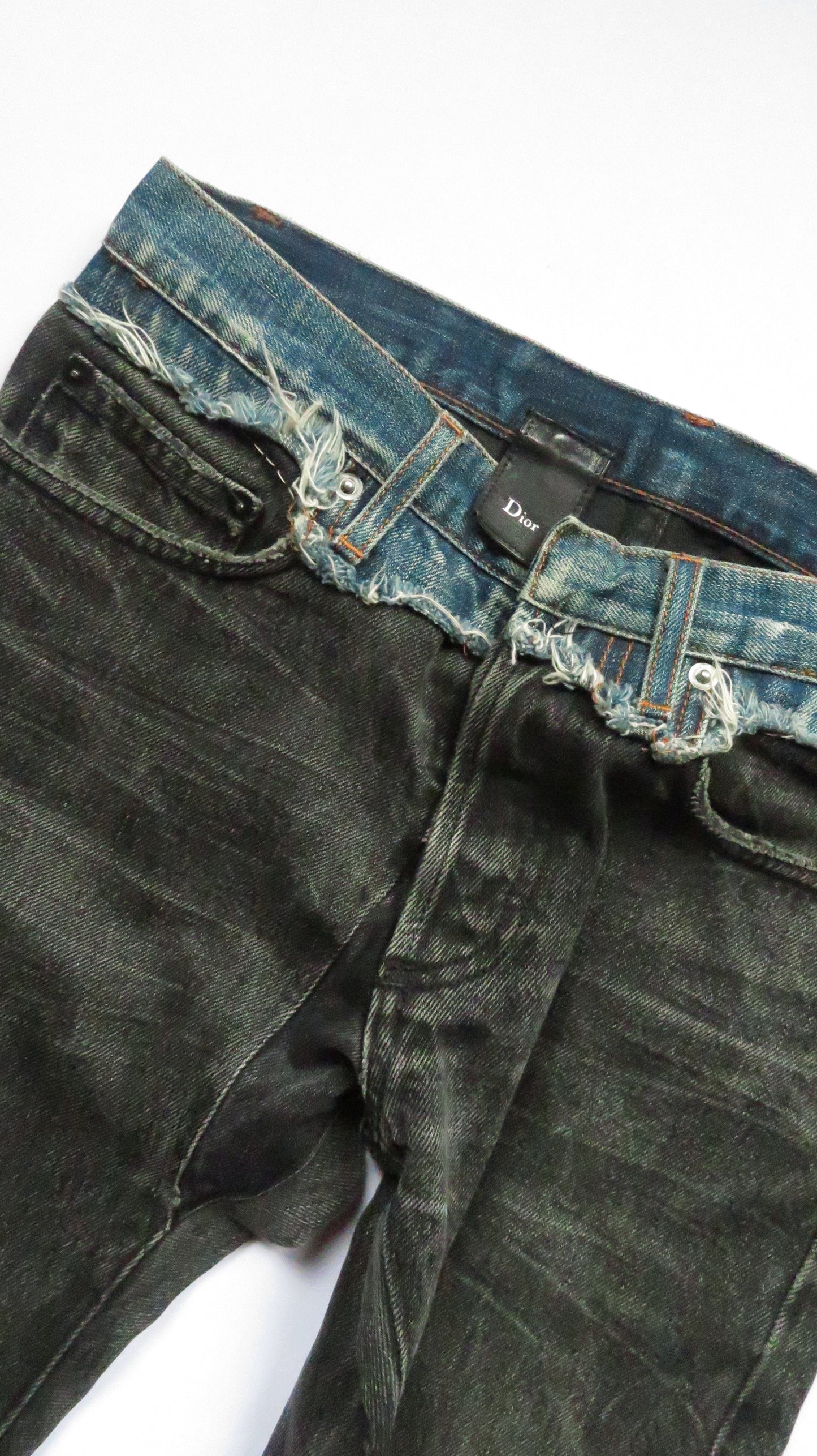 Dior Homme AW06 Cummerbund Denim